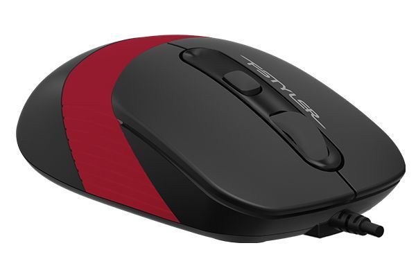 Мышь A4Tech Fstyler FM10 (Red), USB, цвет черный+красный FM10 (Red) 1604408 фото