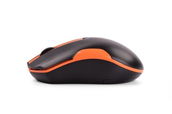 Мышь A4Tech G3-200N USB V-Track, беспроводная, 1000dpi, черная+оранжевый G3-200N (Black+Orange) 1603678 фото