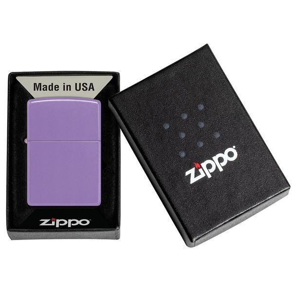 Запальничка Zippo 46681 Reg Smoky Lavender Matte Ltr 46681 V77553909 фото