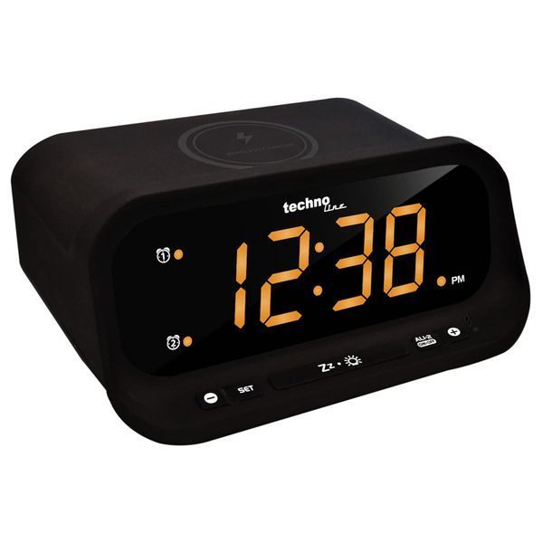 Годинник настільний Technoline WT477 Wireless Mobile Charging Black (WT477) DAS302477 фото