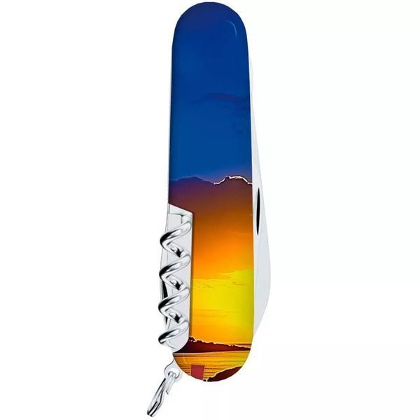 Швейцарський ніж Victorinox Climber Ukraine 91 мм 15 функцій Світанок (1.3703.7_T3220pw) V77552764 фото