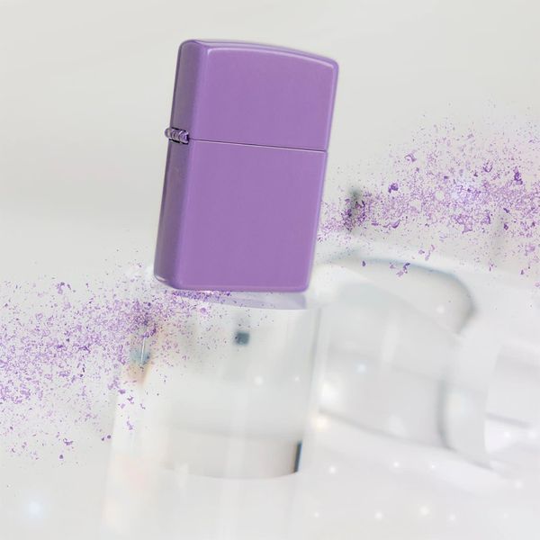 Запальничка Zippo 46681 Reg Smoky Lavender Matte Ltr 46681 V77553909 фото