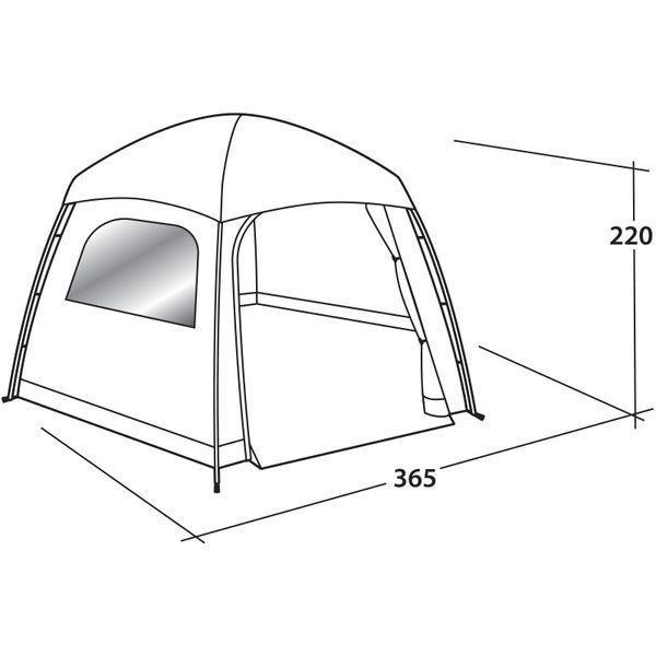 Намет шестимісний Easy Camp Moonlight Yurt Grey (120382) 928894 фото