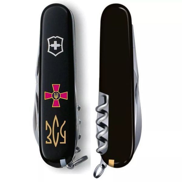 Швейцарський ніж Victorinox Huntsman Army Емблема ЗСУ та Тризуб ЗСУ (1.3713.3.W1015u) V77552955 фото