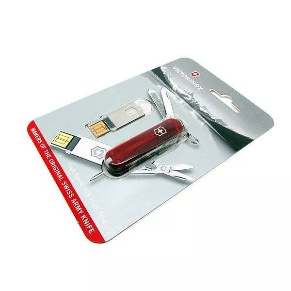 Швейцарський ніж Victorinox з USB-модулем на 32 Гб 58 мм Червоний (4.6125.TG32B) V77552229 фото