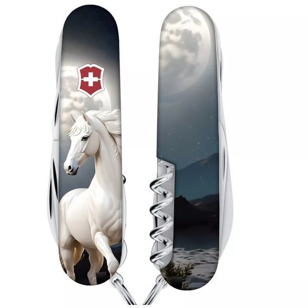 Швейцарский нож Victorinox Huntsman Zodiac Магический конь Серый глянцевый 1.3713.3_Z5280pk V77554191 фото