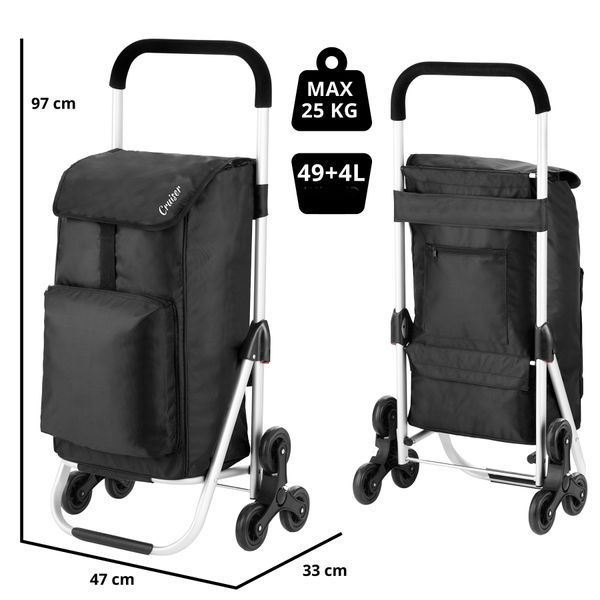 Сумка-тележка ShoppingCruiser Stairs Climber 53 Black (604352) 927301 фото