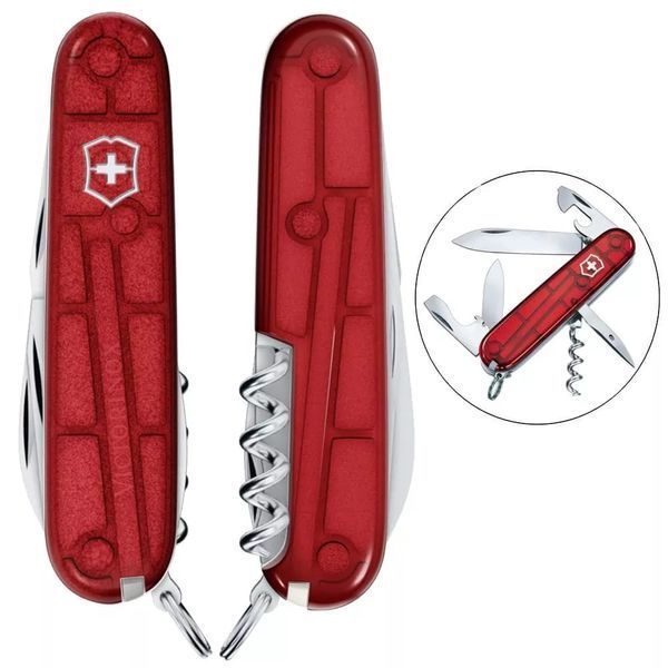 Швейцарський ніж Victorinox Spartan матовий напівпрозорий Червоний 1.3603.T_M0007p V77554543 фото