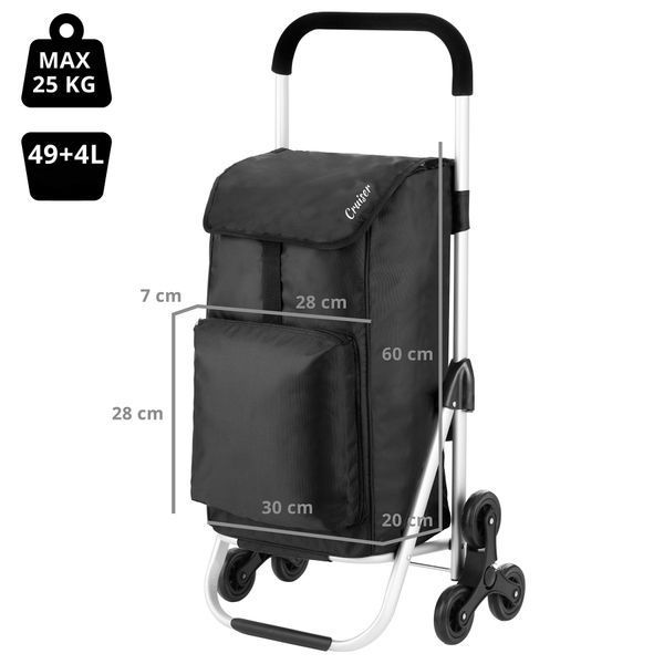 Сумка-тележка ShoppingCruiser Stairs Climber 53 Black (604352) 927301 фото