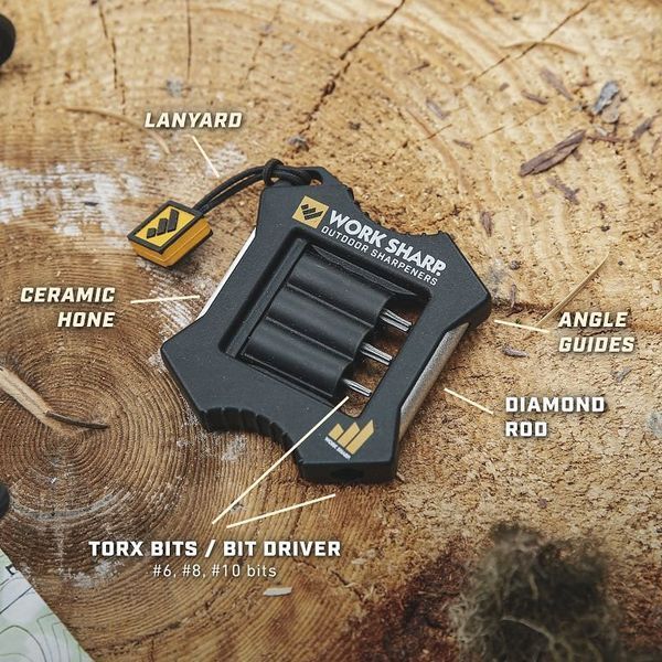 Акционный набор Точильная система Work Sharp The Precision Adjust Knife Sharpener WSBCHPAJ-I + Точилка механическая Micro WSEDCMCR WSHLD25-1 100003053 фото