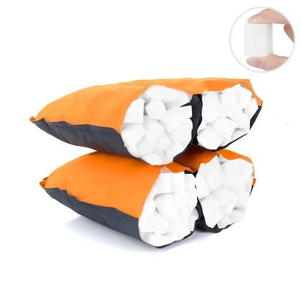 Подушка самонадувна Naturehike Sponge automatic NH17A001-L, світло блакитна 88124 фото