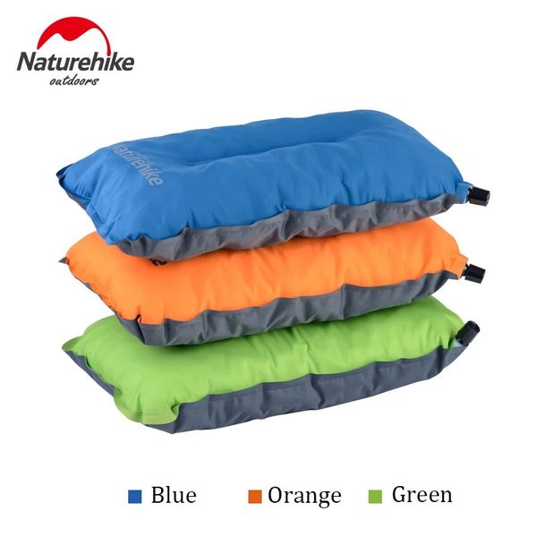 Подушка самонадувна Naturehike Sponge automatic NH17A001-L, світло блакитна 88124 фото