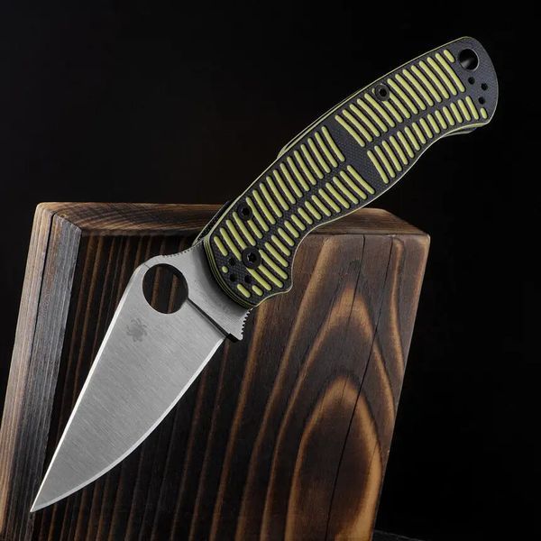 Ніж Spyderco Para Military 2 Salt CPM MagnaCut G-10 Yellow / Black C81GBKYLMCP2 871718 фото