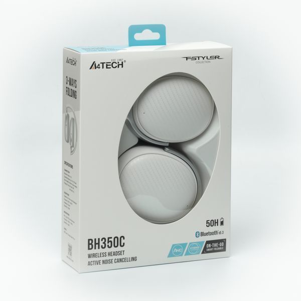 Беспроводная гарнитура A4-Tech BH350C (White), цвет белый BH350C (White) 1606339 фото
