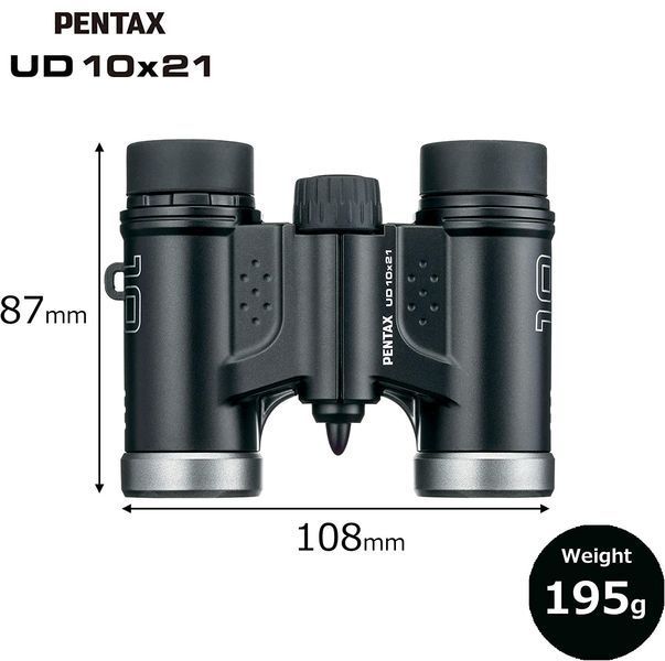 Бинокль Pentax UD 10x21 Black (61816) 930106 фото
