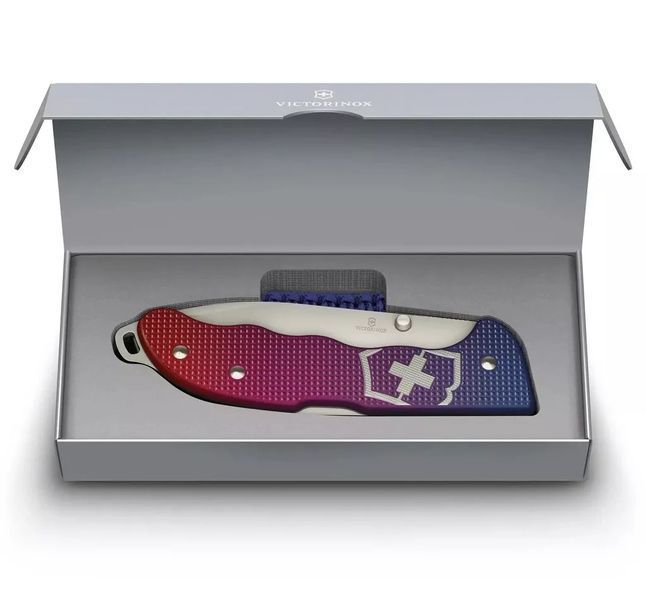 Швейцарский нож Victorinox Evoke Alox 136мм 4 функции Сине-красный подарочная коробка (0.9415.D221) V77552942 фото
