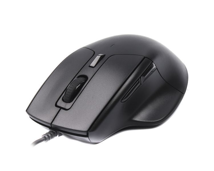 Мышь проводная Mc-6B01, оптическая, эргономичная, 6 кнопок, 2000. DPI, USB, черная Mc-6B01 1604953 фото