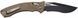 Нож Microtech Amphibian PS Black Blade G-10 Tan Полусеррейтор 137RL-2FLGTTA 14090776 фото 3