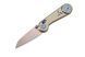 Ніж-антистрес Hightron EdgePlay дамаск з міддю Титан TC4 HT01GLD 4009323 фото 1