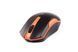 Мышь A4Tech G3-200N USB V-Track, беспроводная, 1000dpi, черная+оранжевый G3-200N (Black+Orange) 1603678 фото 1