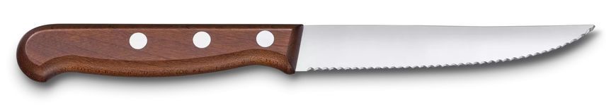 Набор из 2-х кухонных ножей для стейка. Victorinox Wood Steak Set Серрейтор подарочная коробка 5.1230.12G V77554318 фото
