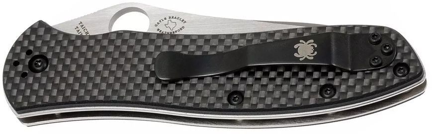 Ніж Spyderco Bradley Folder 2 CPM-M4 Carbon Fiber Black C134CFP2 871734 фото