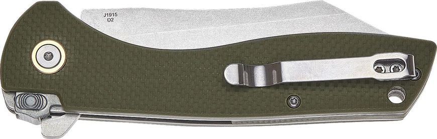Ніж CJRB Kicker SW D2 G-10 Olive Олива J1915-GN 27980286 фото