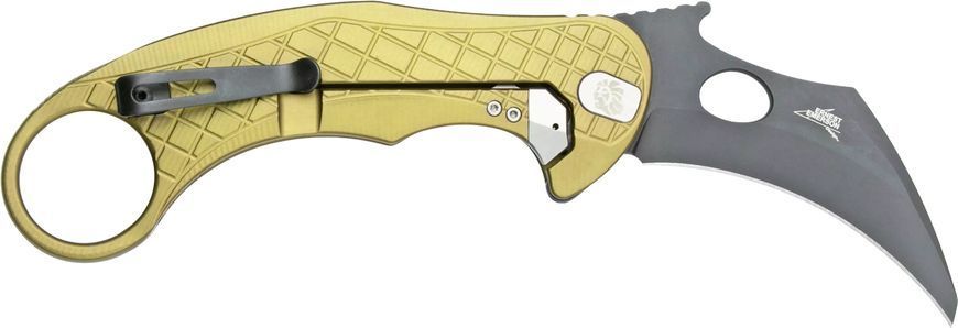 Ніж Lionsteel L.E.One Black Blade Aluminium Green LE1 A GB 392131 фото