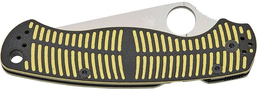 Ніж Spyderco Para Military 2 Salt CPM MagnaCut G-10 Yellow / Black C81GBKYLMCP2 871718 фото