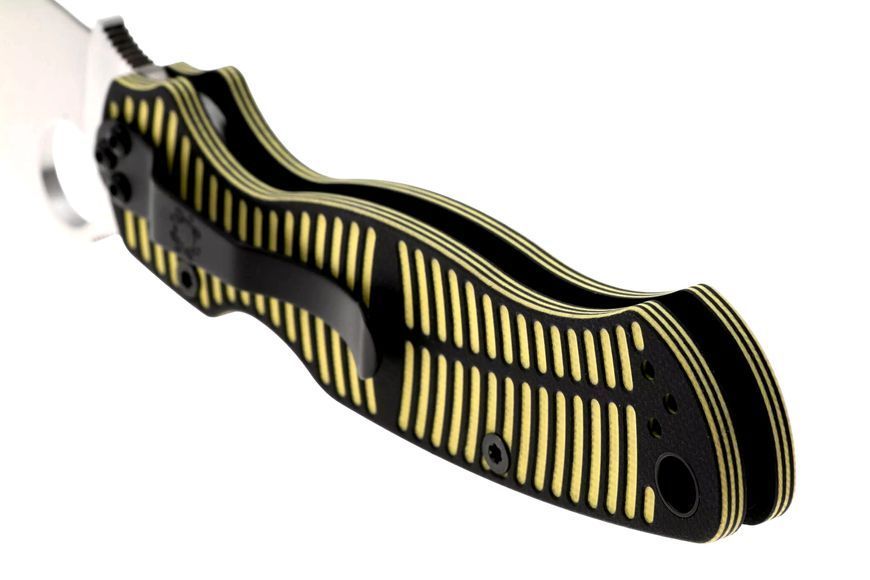 Ніж Spyderco Para Military 2 Salt CPM MagnaCut G-10 Yellow / Black C81GBKYLMCP2 871718 фото