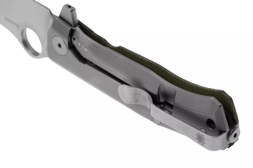 Нож Spyderco SpyMyto Micarta Titanium M398 Green C265MTIP 871702 фото