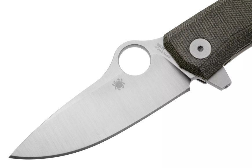 Нож Spyderco SpyMyto Micarta Titanium M398 Green C265MTIP 871702 фото