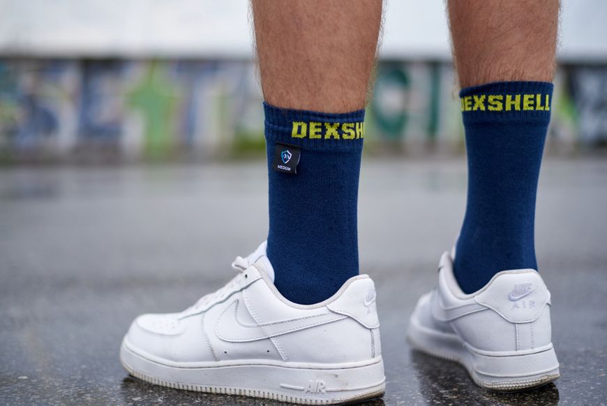 Шкарпетки водонепроникні Dexshell Ultra Thin Crew NL, p-p XL, сині 66747 фото