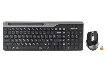 Комплект A4Tech Fstyler FB2535C клавіатура з мишою , USB, колір димчато-сірий FB2535C (Smoky Grey) 1605469 фото