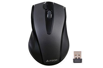 Миша A4Tech G9-500FS, V-Track, бездротова, чорна G9-500FS (Black) 1603679 фото