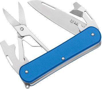 Ніж багатофункціональний Fox Vulpis Aluminium Blue 4 інструменти FX-VP130-F4 SB 17530717 фото