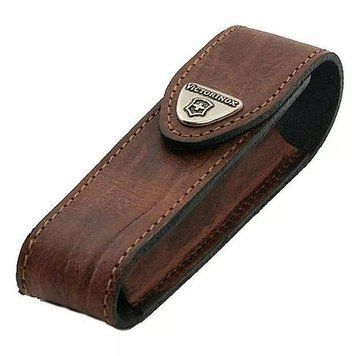 Шкіряний чохол для ножів Victorinox 84-91 мм 2-4 шари Коричневий (4.0543) V77551217 фото