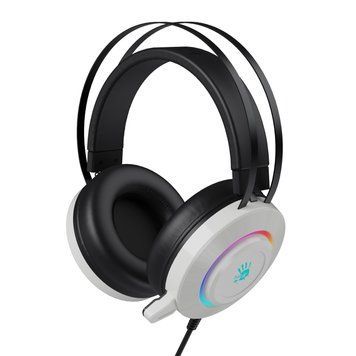 Гарнитура игровая Bloody G521 с подсветкой, USB, цвет белый G521 Bloody (White) 1605113 фото
