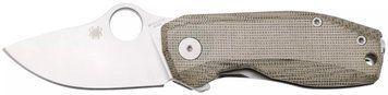 Ніж Spyderco SpyNano M398 Micarta Green C268MTIP 871764 фото