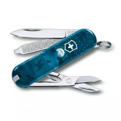Швейцарський ніж Victorinox Classic LE 2018 Great Pyramids 58 мм Синій (0.6223.L1805) V77553565 фото