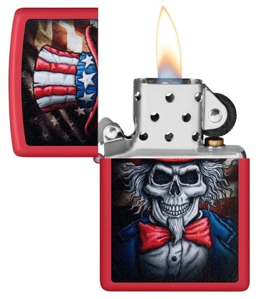Запальничка Zippo 233 Uncle Sam Skull Design 46696 V77553910 фото