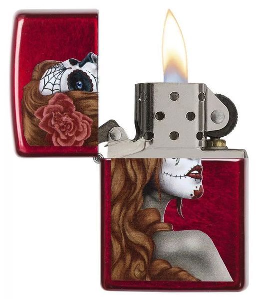 Зажигалка бензиновая Zippo Day Of Dead Girl (28830) V77550496 фото