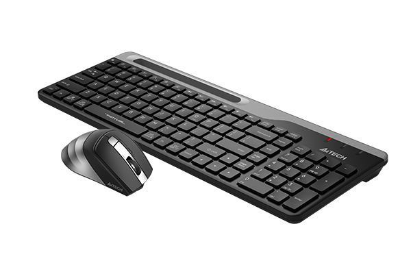 Комплект A4Tech Fstyler FB2535C клавіатура з мишою , USB, колір димчато-сірий FB2535C (Smoky Grey) 1605469 фото