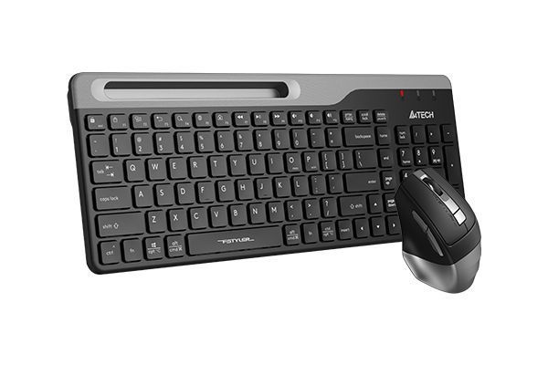 Комплект A4Tech Fstyler FB2535C клавіатура з мишою , USB, колір димчато-сірий FB2535C (Smoky Grey) 1605469 фото