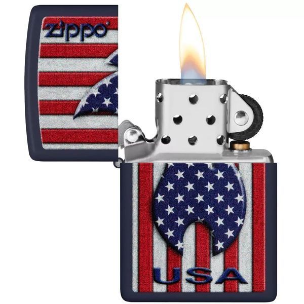 Запальничка Zippo Patriotic Flame Design 48560 V77550524 фото