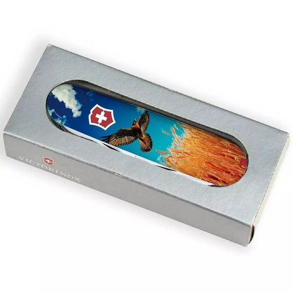 Швейцарський ніж Victorinox Climber Ukraine 91 мм 15 функцій Вільний Сокіл (1.3703.7_T3230pw) V77552762 фото
