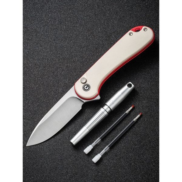 Комплект (Нож, ручка) Civivi StellarQuill Pen & Button Lock Elementum II Knife Combo Gift Pack C23049 999990819 фото