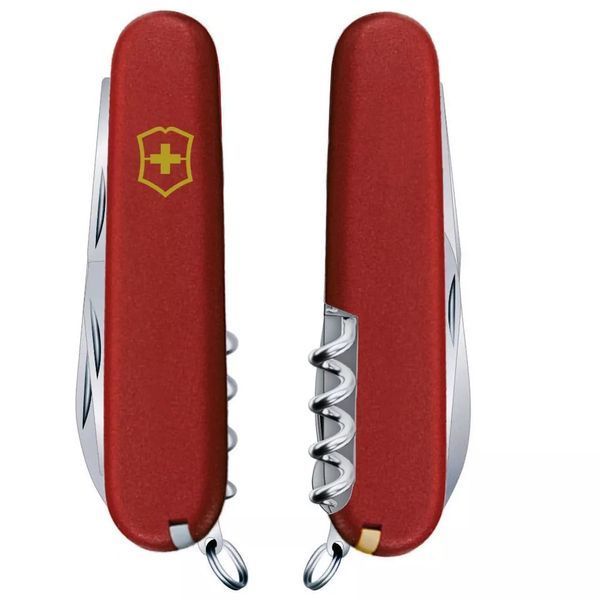 Швейцарский нож Victorinox Huntsman Mat Красный матовый лак с желтым лого (1.3713_M0008p) V77552786 фото