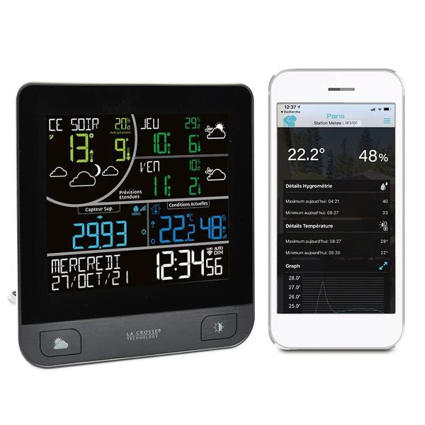 Метеостанция La Crosse LW3101 Wi-Fi Grey LW3101-MEG фото