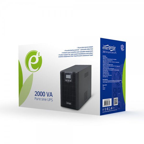 Источник бесперебойного питания EnerGenie EG-UPS-PS2000-01 EG-UPS-PS2000-01 1007023 фото